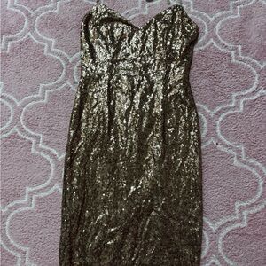 Elegant Sequin Evening Dress